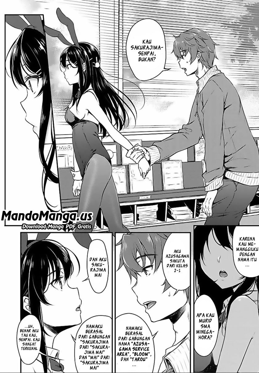 Seishun Buta Yarou wa Bunny Girl-senpai no Yume wo Minai Chapter 01 Gambar 9