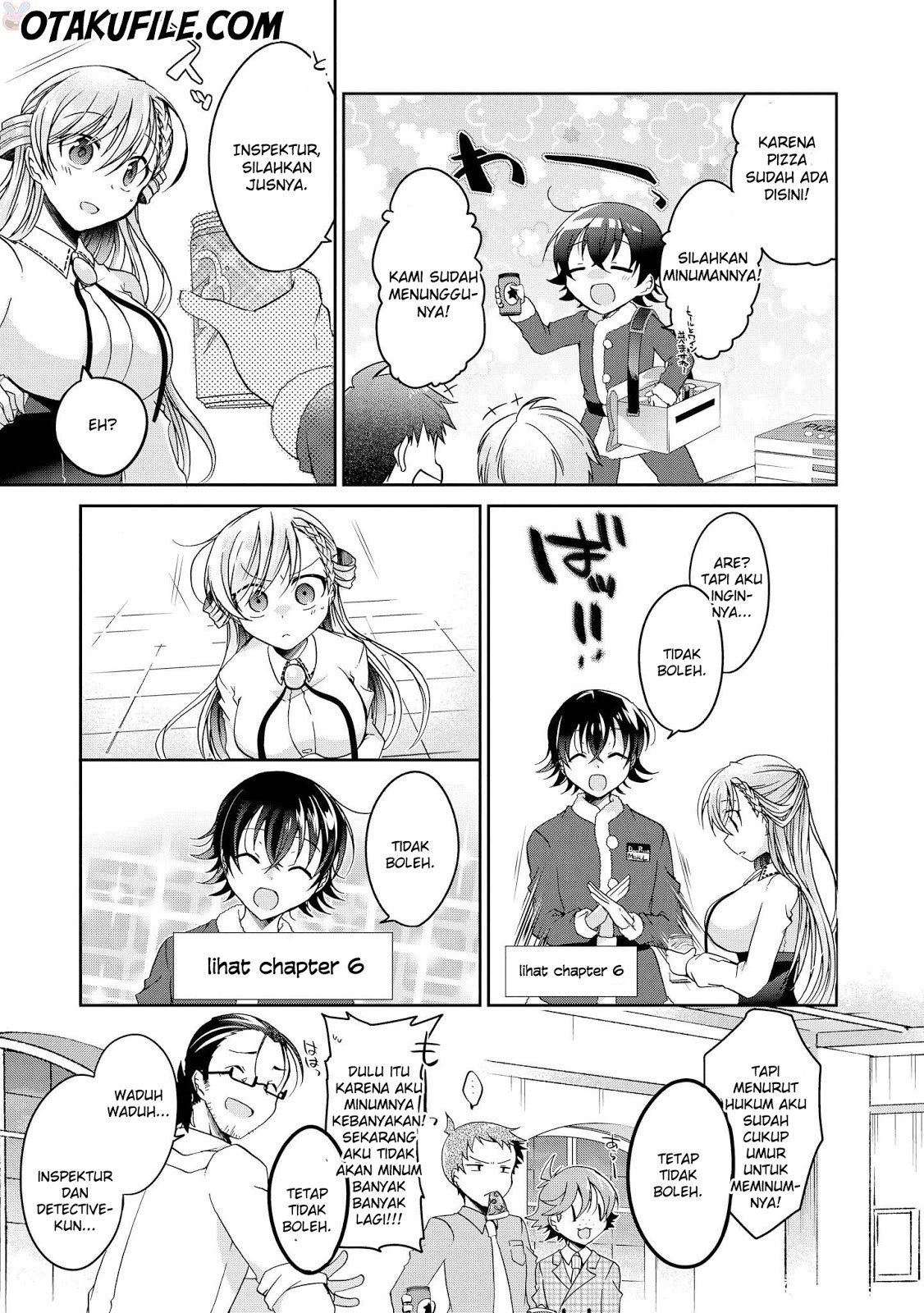 Rinna Keibu wa Iki ga dekinai Chapter 14 Gambar 9