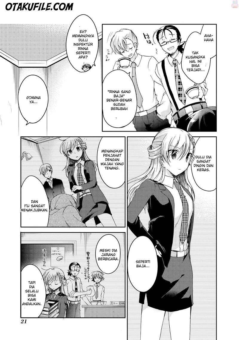 Rinna Keibu wa Iki ga dekinai Chapter 11 Gambar 22