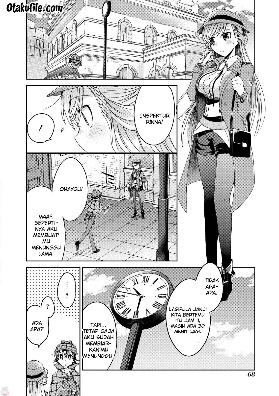 Rinna Keibu wa Iki ga dekinai Chapter 08 Gambar 7