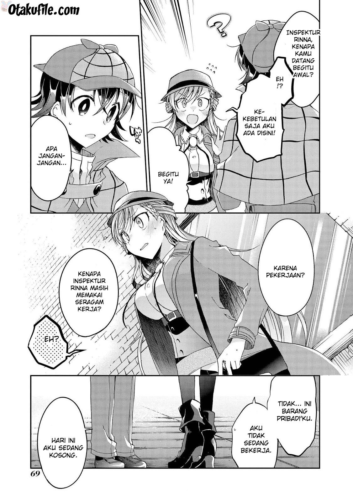 Rinna Keibu wa Iki ga dekinai Chapter 08 Gambar 8