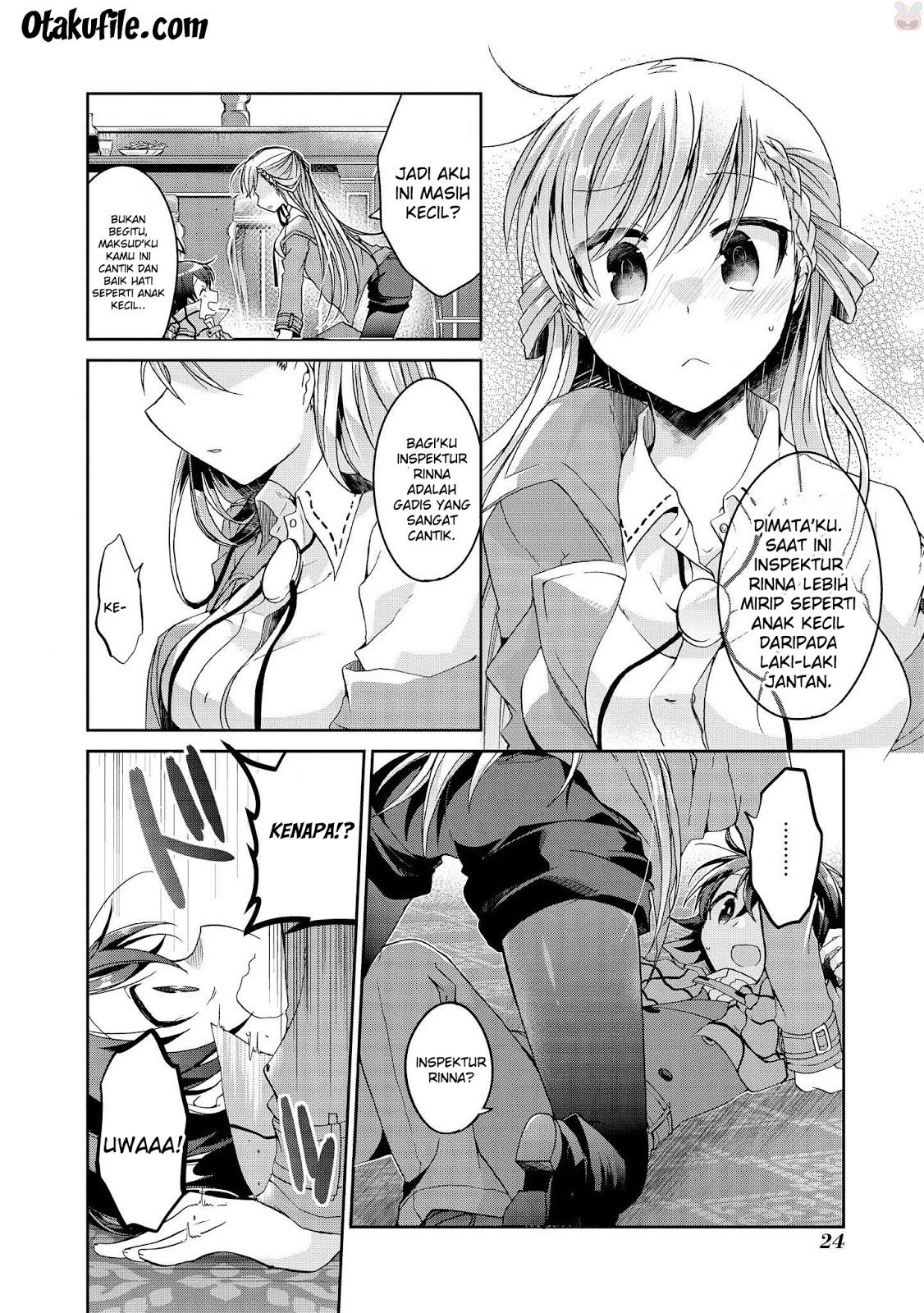 Rinna Keibu wa Iki ga dekinai Chapter 06 Gambar 25