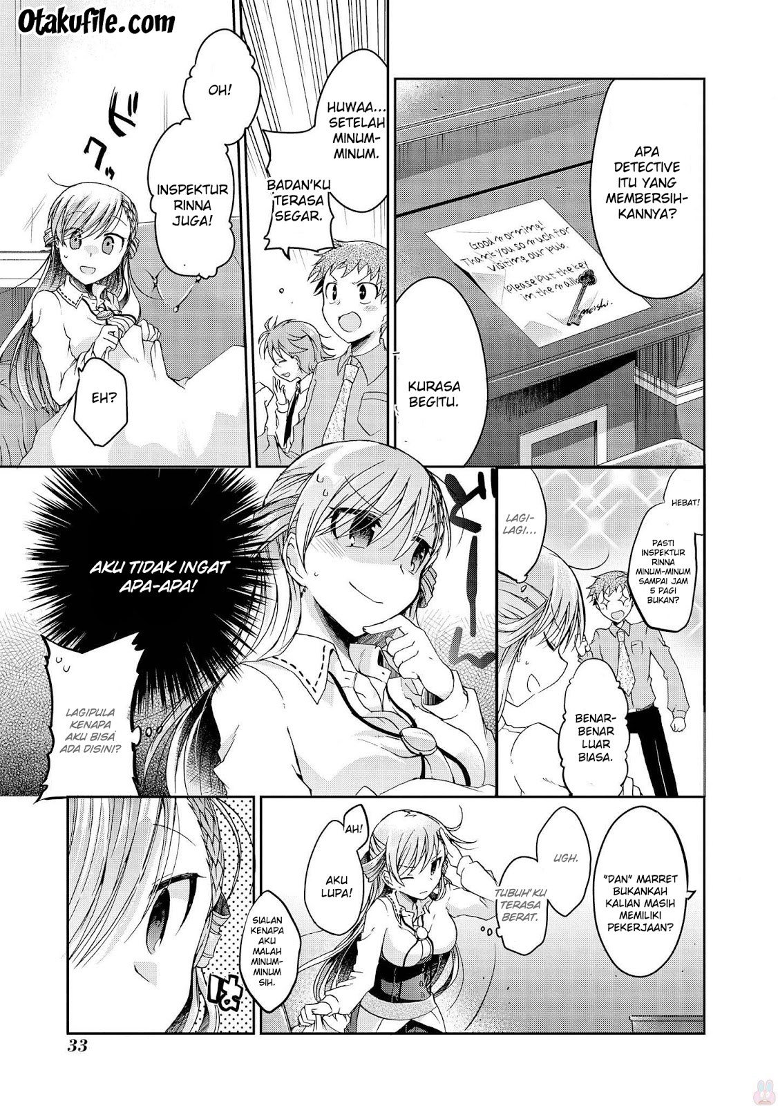Rinna Keibu wa Iki ga dekinai Chapter 06 Gambar 33