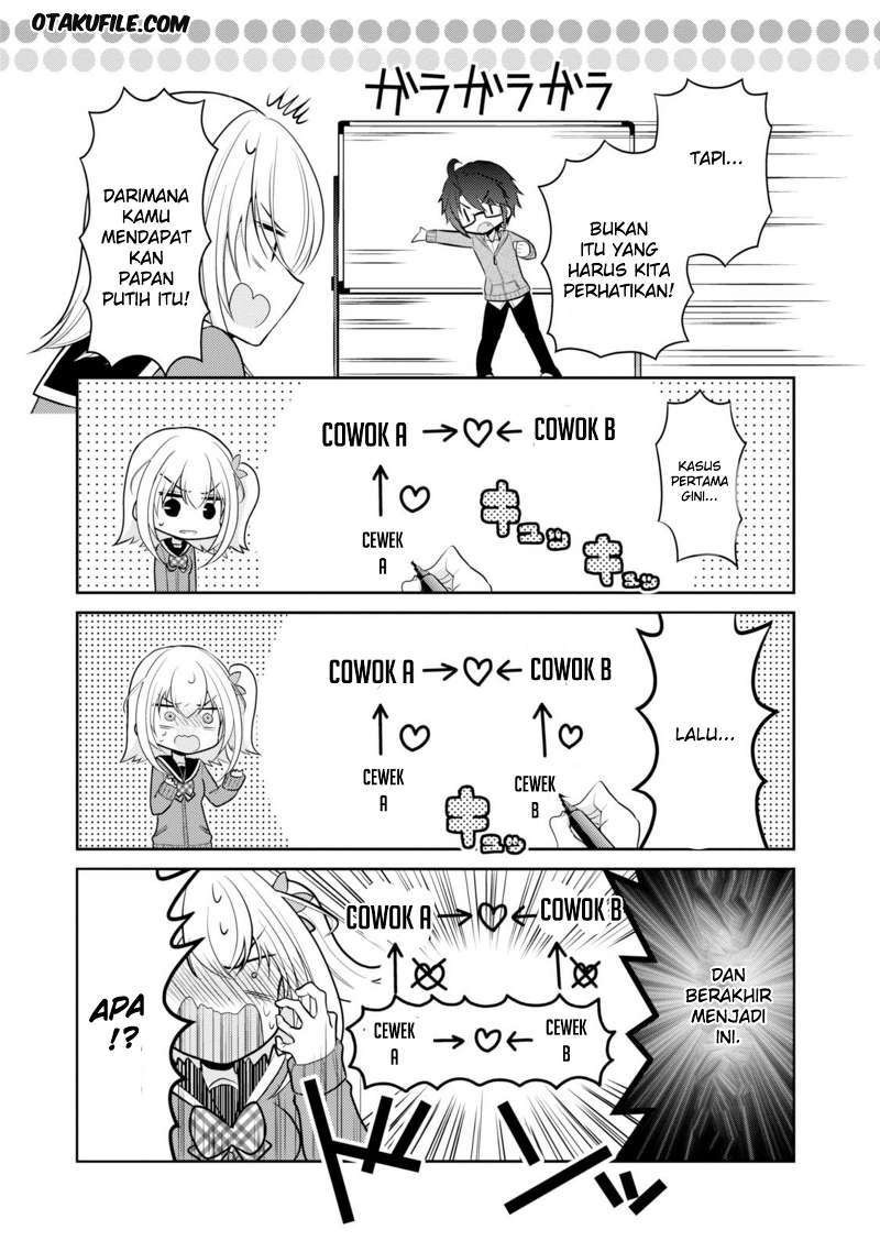Ore ga Fujoshi de Aitsu ga Yuri-ota de Chapter 11 Gambar 25