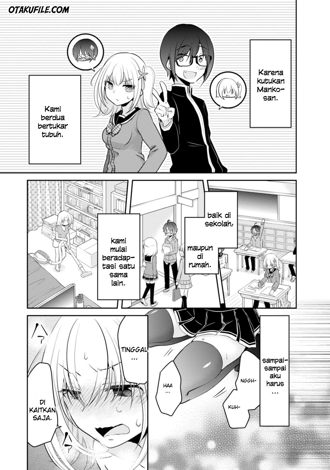 Baca  Ore ga Fujoshi de Aitsu ga Yuri-ota de Chapter 08 Gambar 2
