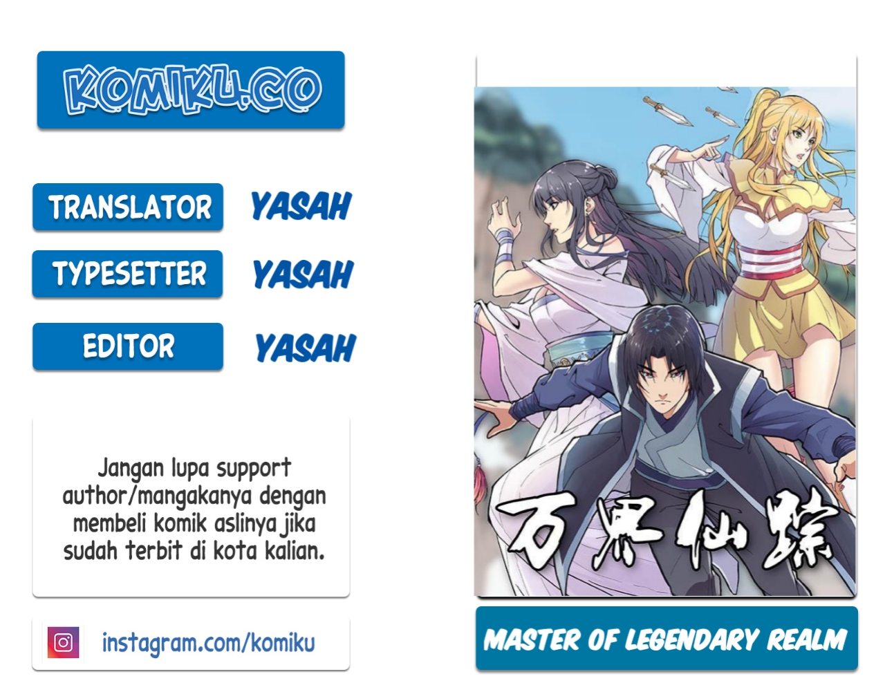 Baca Komik Master of Legendary Realms Chapter 27 Gambar 1