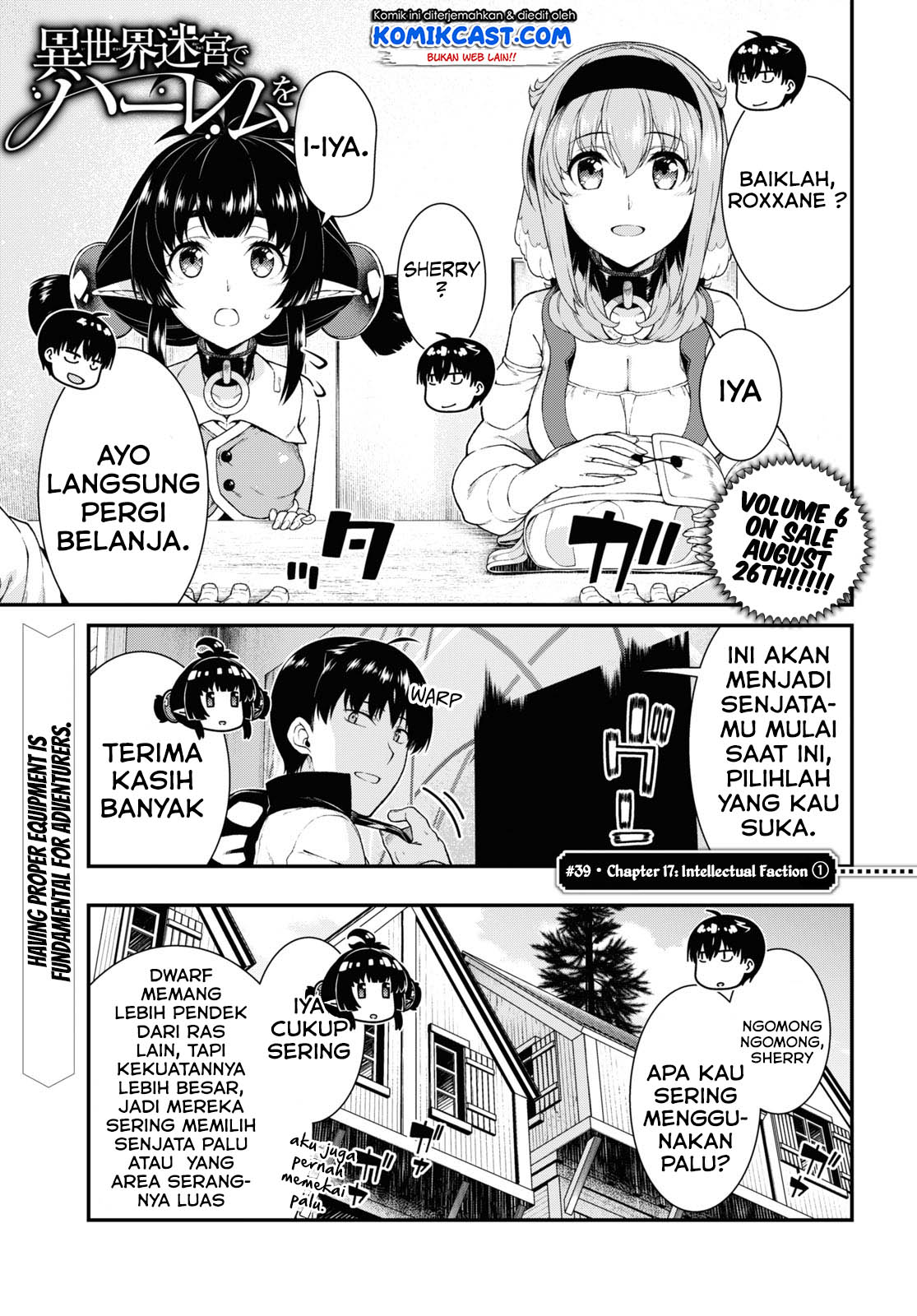 Baca Isekai Meikyuu de Harem wo Chapter 39 Gambar 2