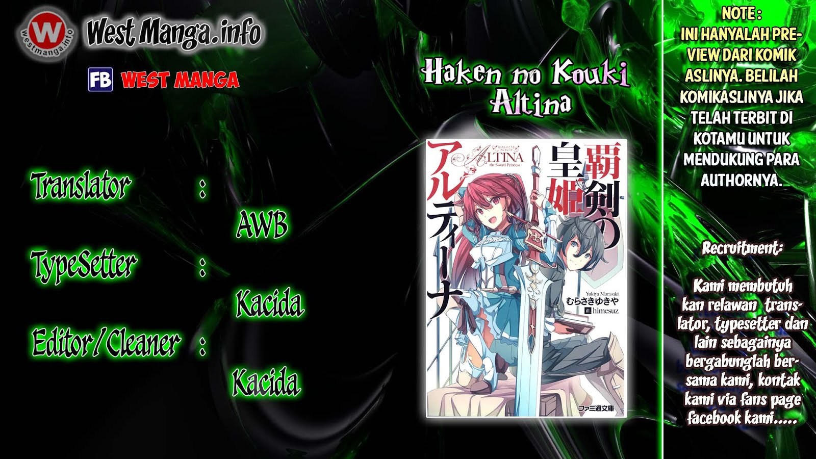 Baca Komik Haken no Kouki Altina Chapter 04 Gambar 1