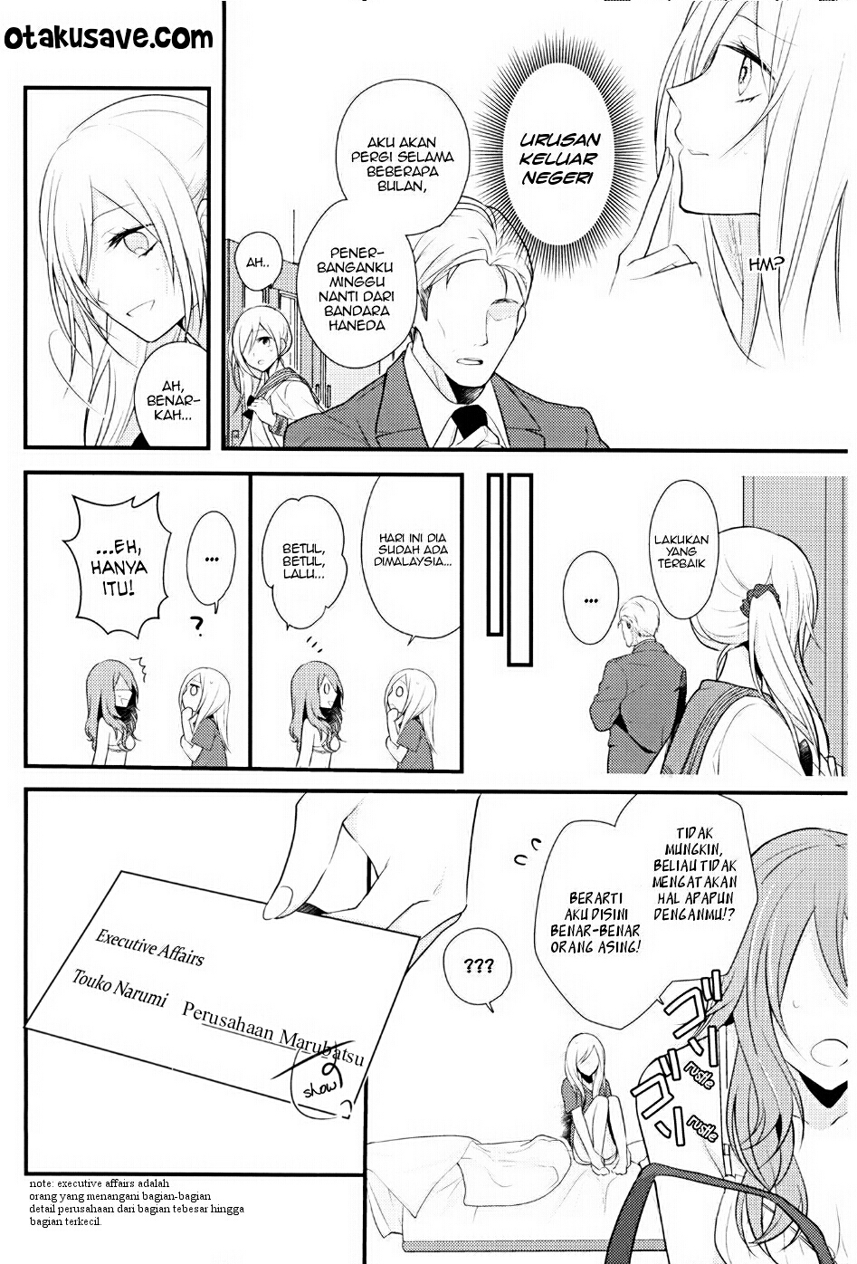 Touko-san wa Kaji ga Dekinai Chapter 01.01. Gambar 6