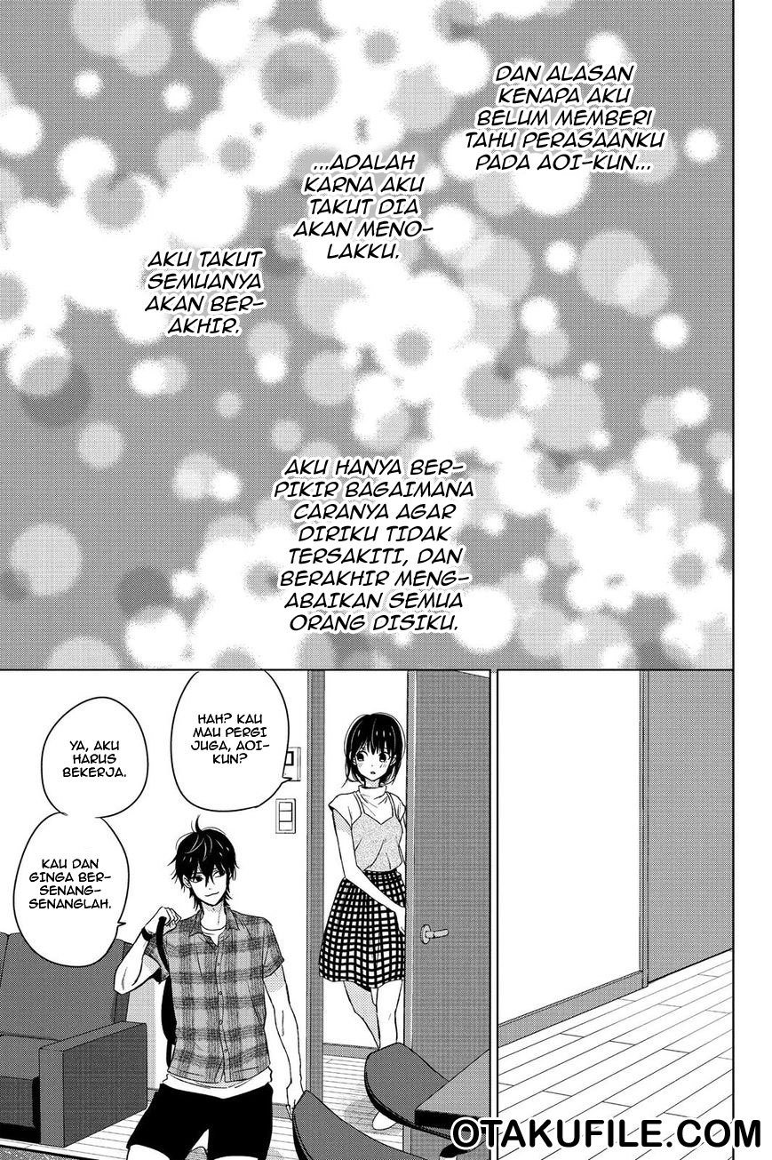 Chikyuu no Owari wa Koi no Hajimari Chapter 13 Gambar 27