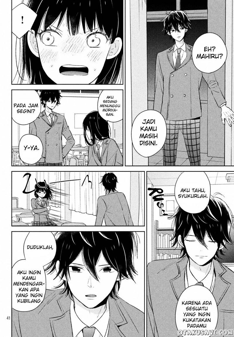 Chikyuu no Owari wa Koi no Hajimari Chapter 01 Gambar 40