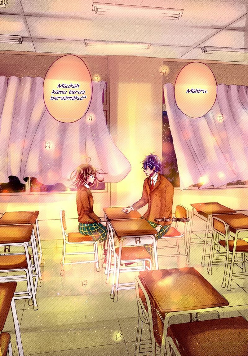 Chikyuu no Owari wa Koi no Hajimari Chapter 01 Gambar 42