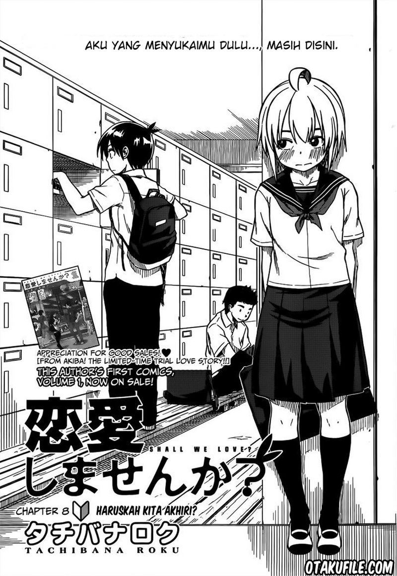Baca Komik Renai Shimasen ka? Chapter 08 Gambar 1