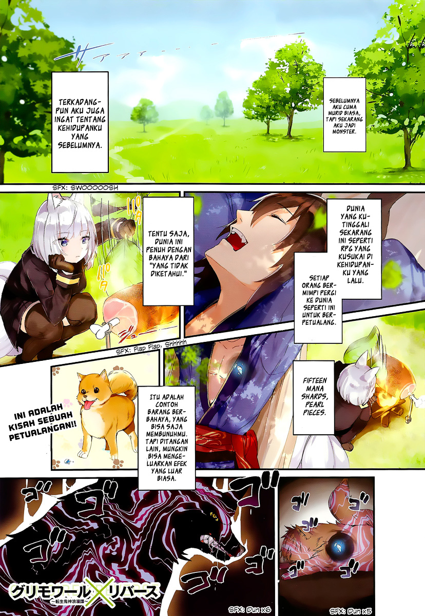 Baca Komik Grimoire x Reverse: Tensei Kijin Romantan Chapter 01 Gambar 1