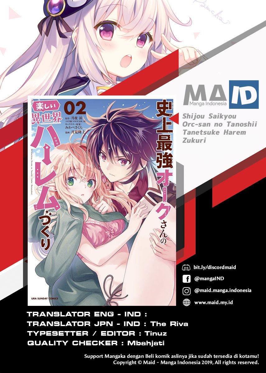 Baca Shijou Saikyou Orc-san no Tanoshii Tanetsuke Harem Zukuri Chapter 20 Gambar 2