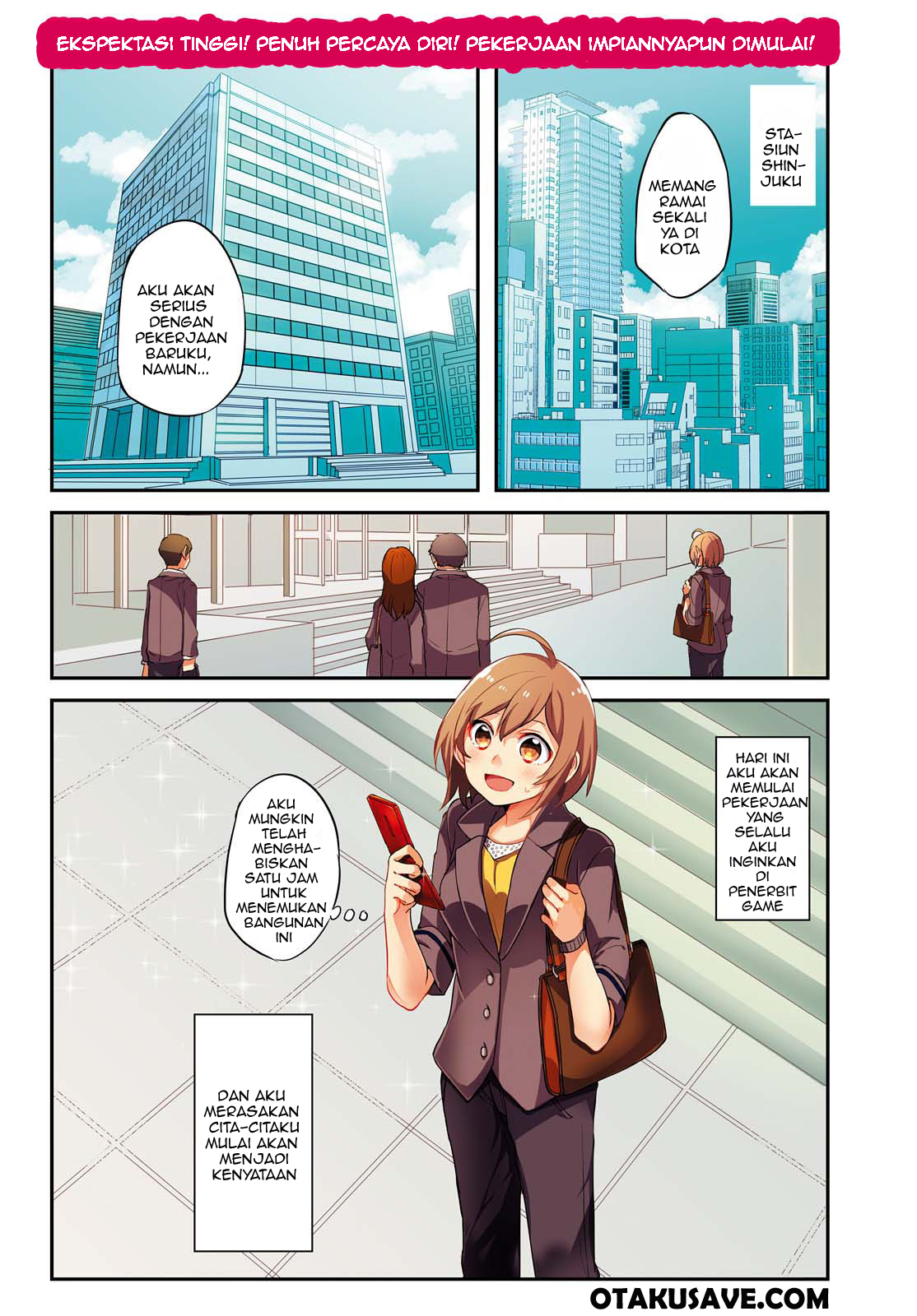 Baca Komik Now Loading…! Chapter 01 Gambar 1