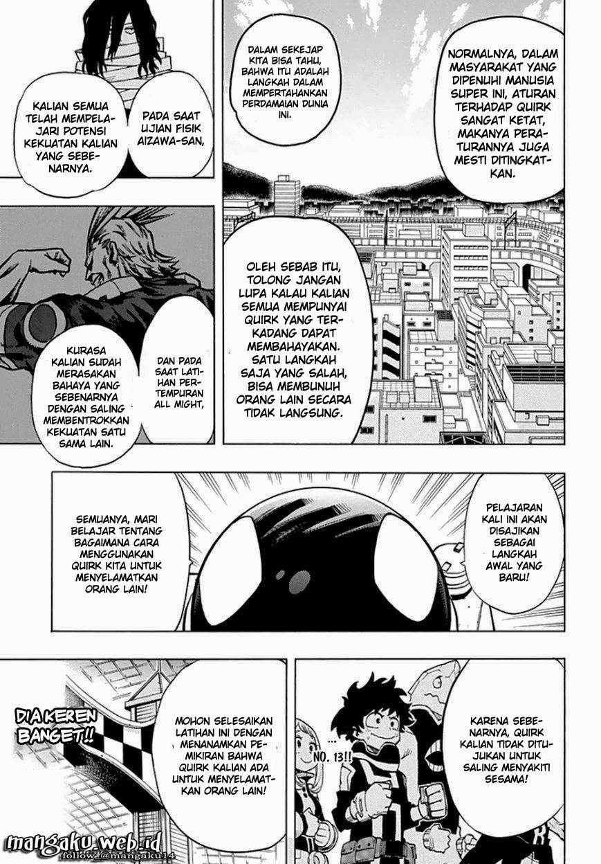Boku no Hero Academia Chapter 13 Gambar 14