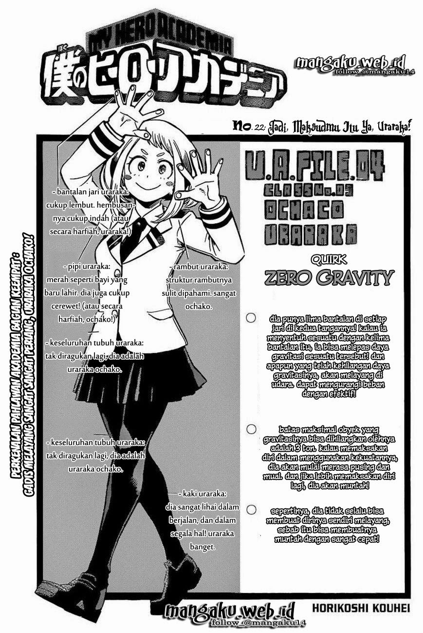 Baca Boku no Hero Academia Chapter 22 Gambar 2