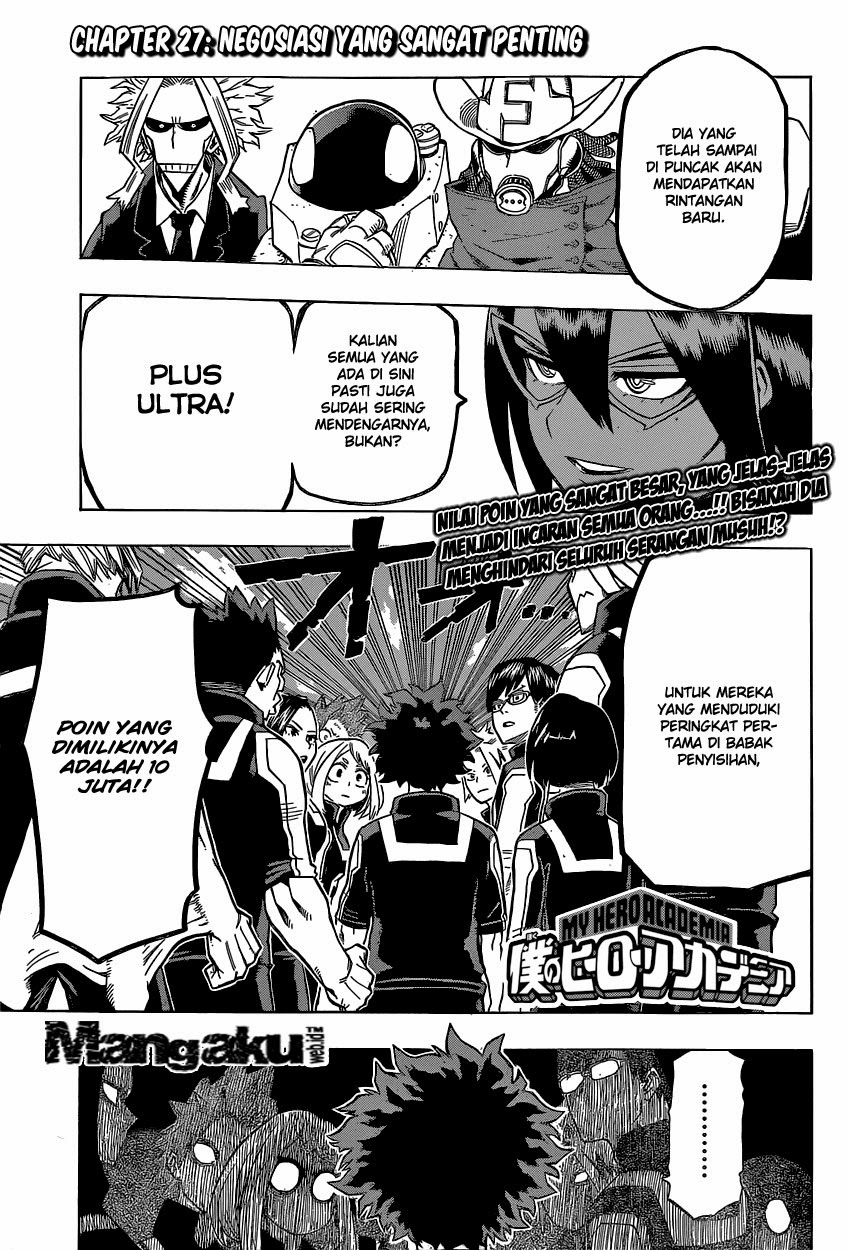 Baca Manga Boku no Hero Academia Chapter 27 Gambar 2