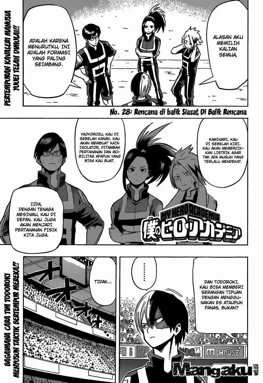 Boku no Hero Academia Chapter 28 Gambar 3
