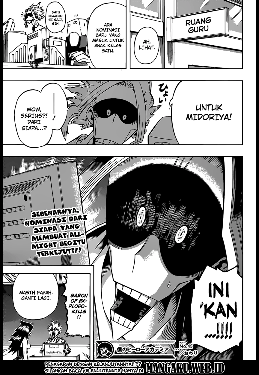 Boku no Hero Academia Chapter 45 Gambar 19