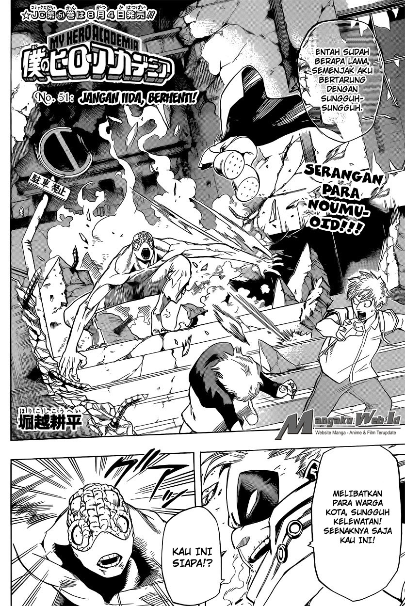 Boku no Hero Academia Chapter 51 Gambar 3