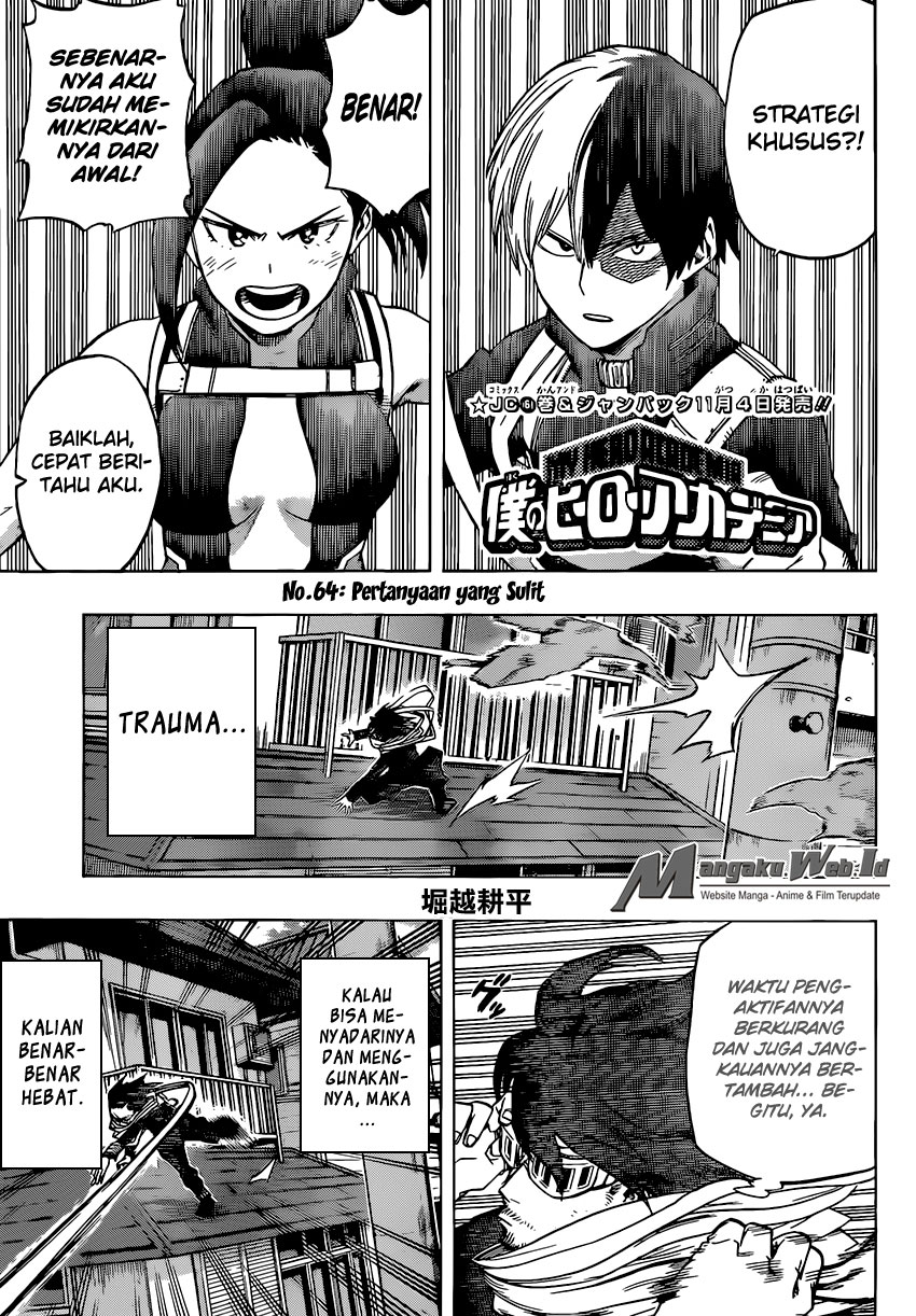 Baca Komik Boku no Hero Academia Chapter 64 Gambar 1