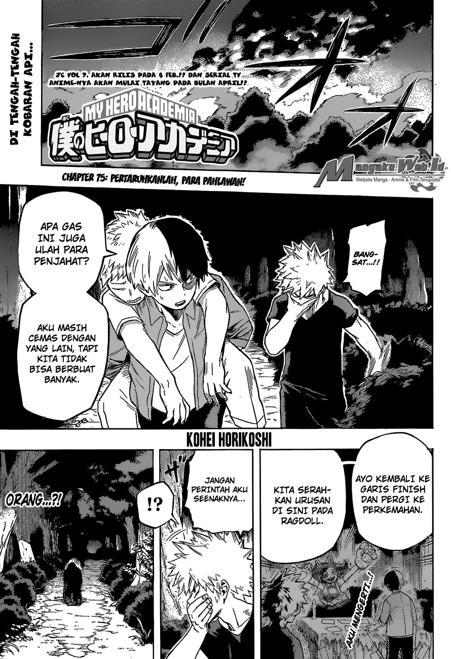 Baca Boku no Hero Academia Chapter 75 Gambar 2