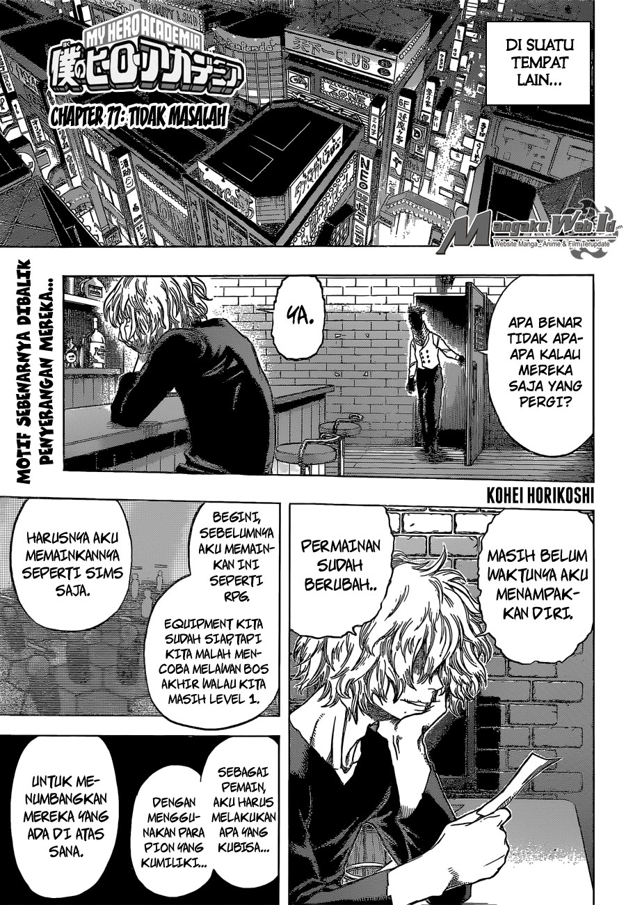 Baca Boku no Hero Academia Chapter 77 Gambar 2