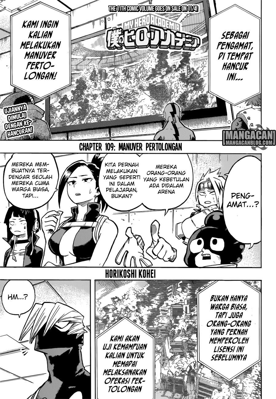 Baca Komik Boku no Hero Academia Chapter 109 Gambar 1
