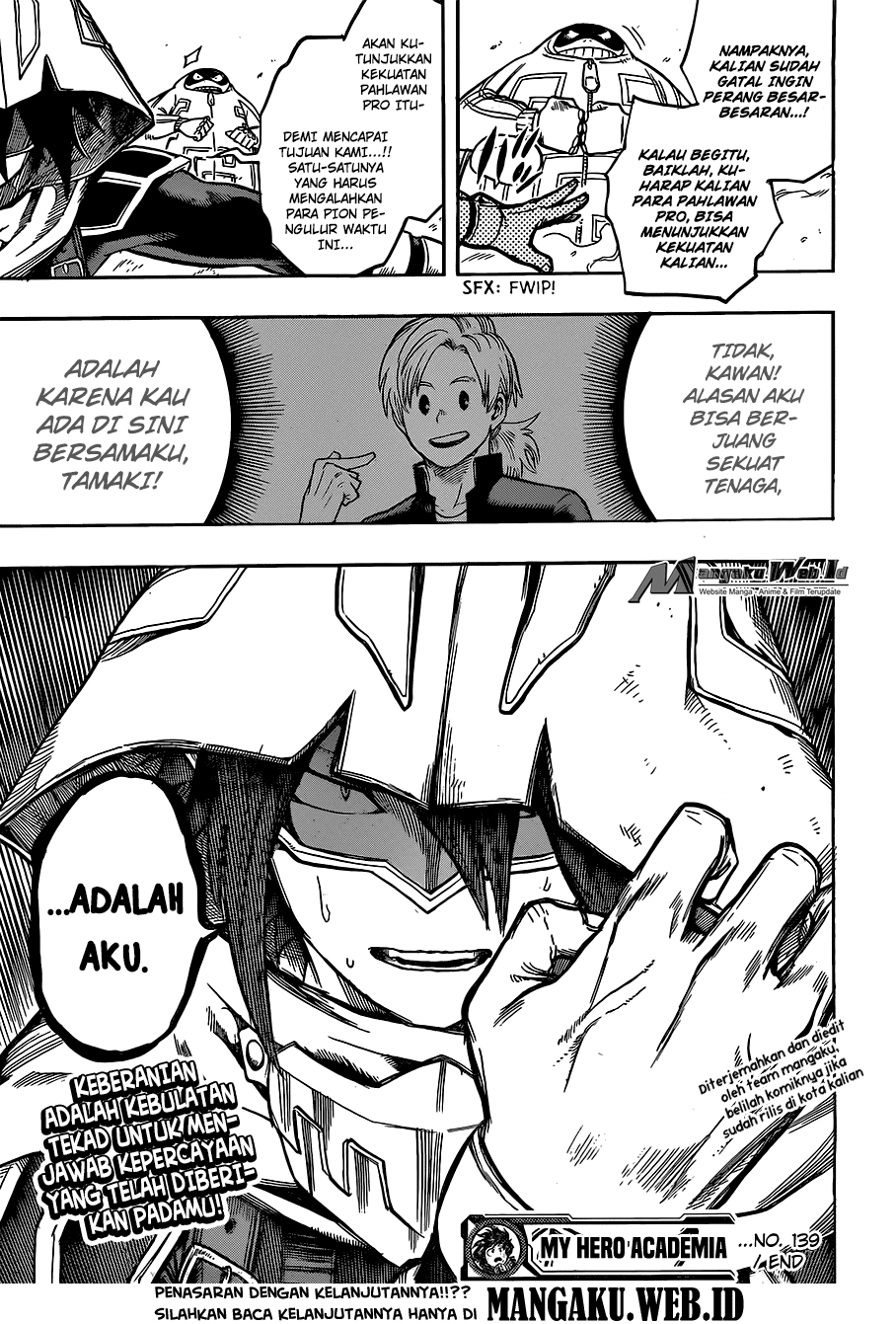 Boku no Hero Academia Chapter 139 Gambar 18