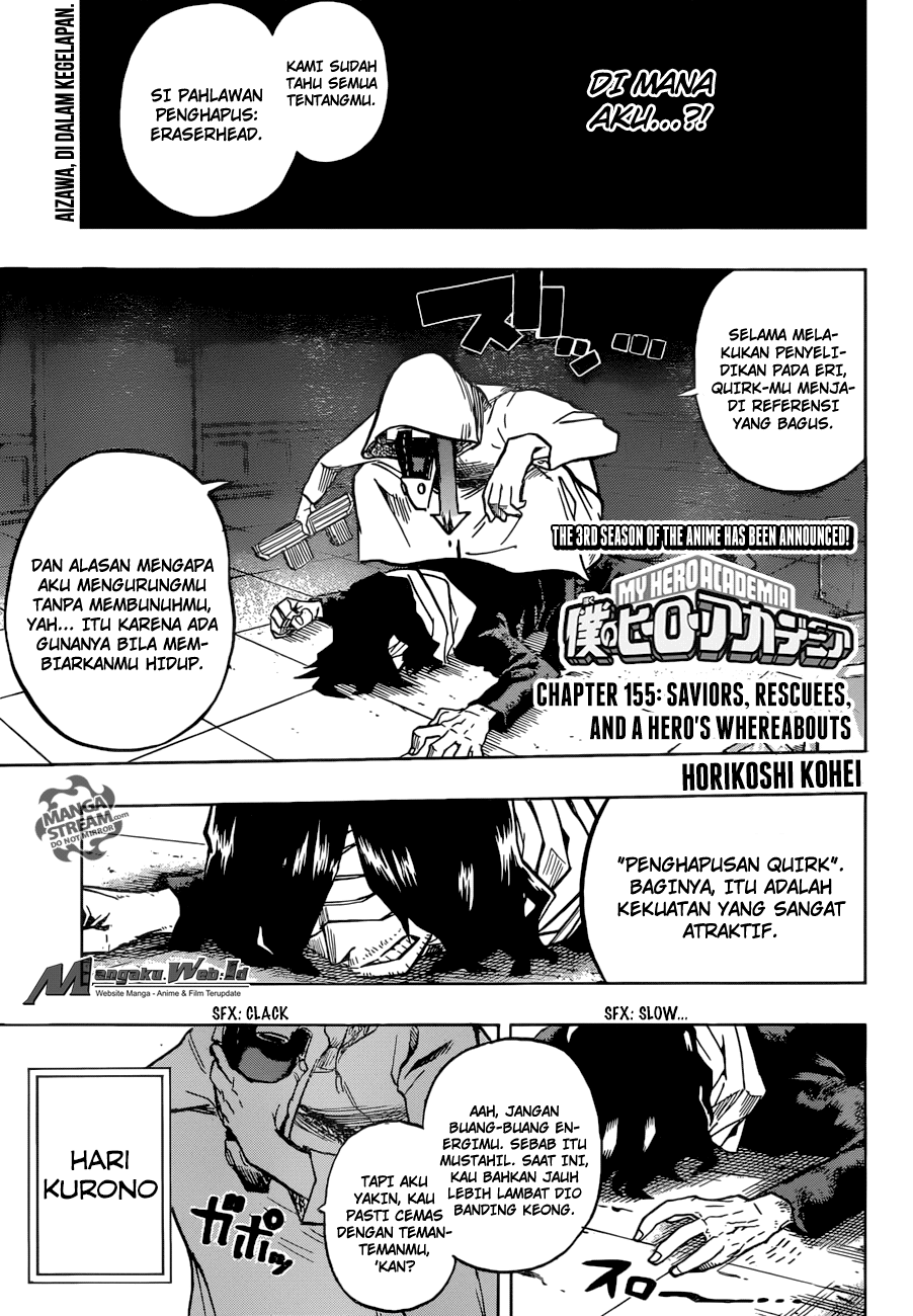Baca Boku no Hero Academia Chapter 155 Gambar 2