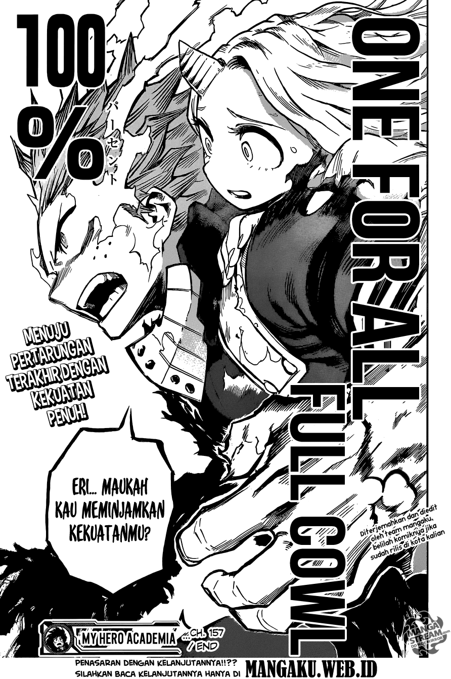 Boku no Hero Academia Chapter 157 Gambar 17