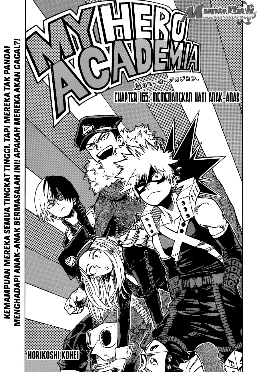 Baca Komik Boku no Hero Academia Chapter 165 Gambar 1