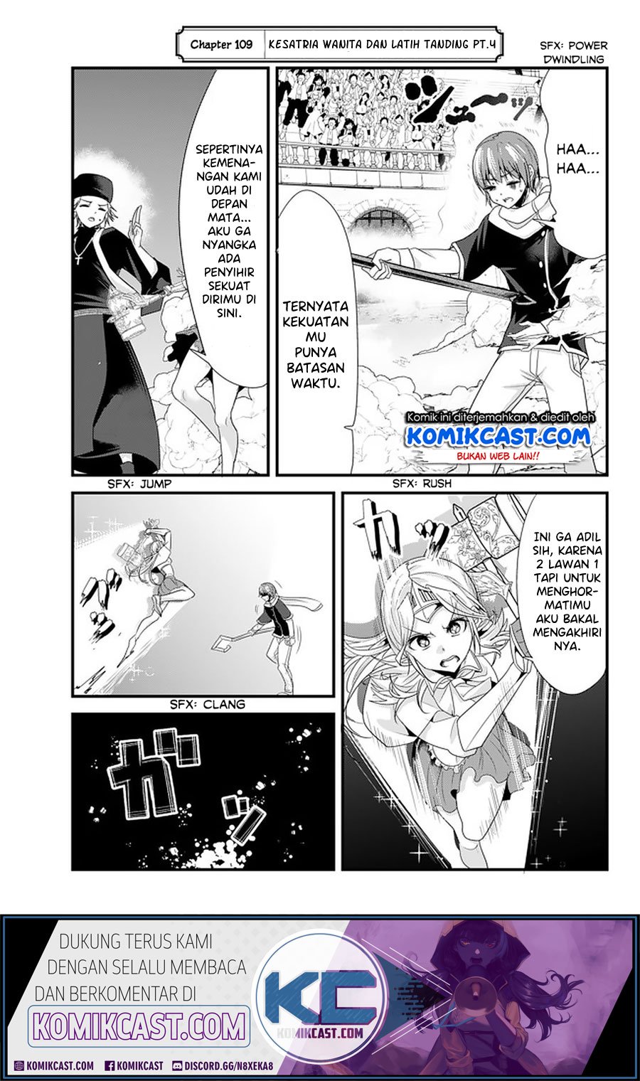 Baca  Ima Made Ichido mo Onna Atsukaisareta koto ga nai Onna Kishi wo Onna Atsukai suru Chapter 109 Gambar 2
