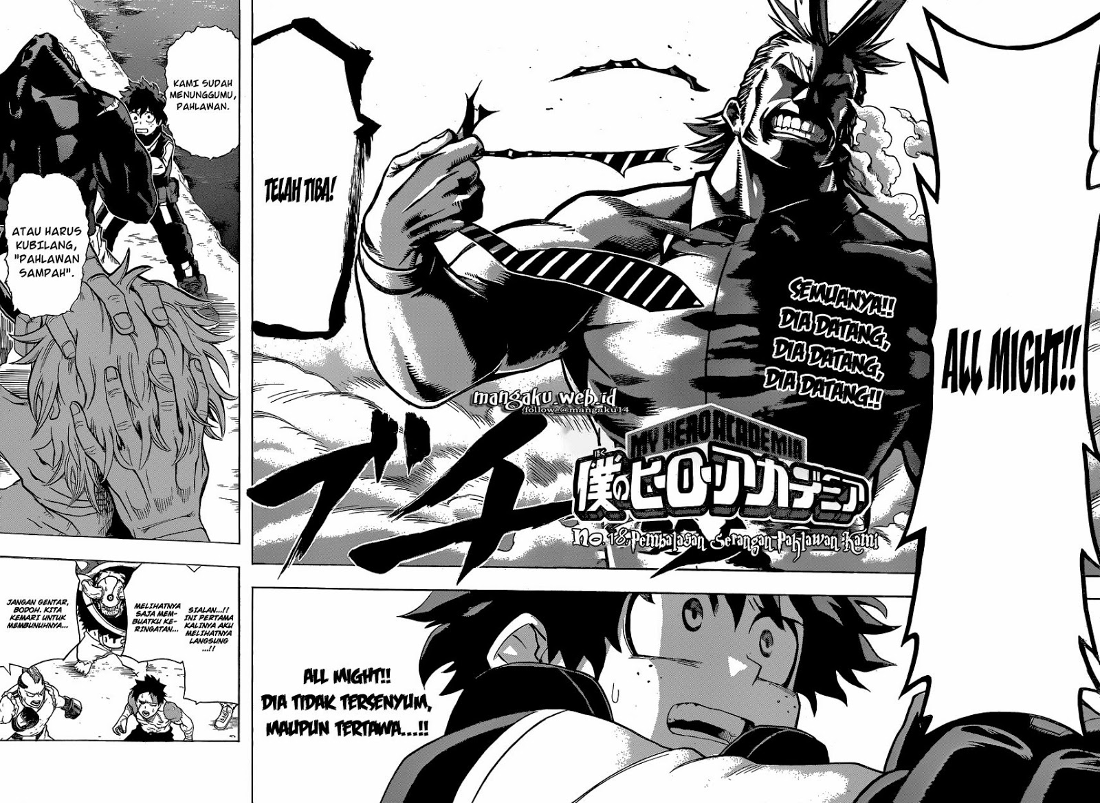 Boku no Hero Academia Chapter 18 Gambar 3
