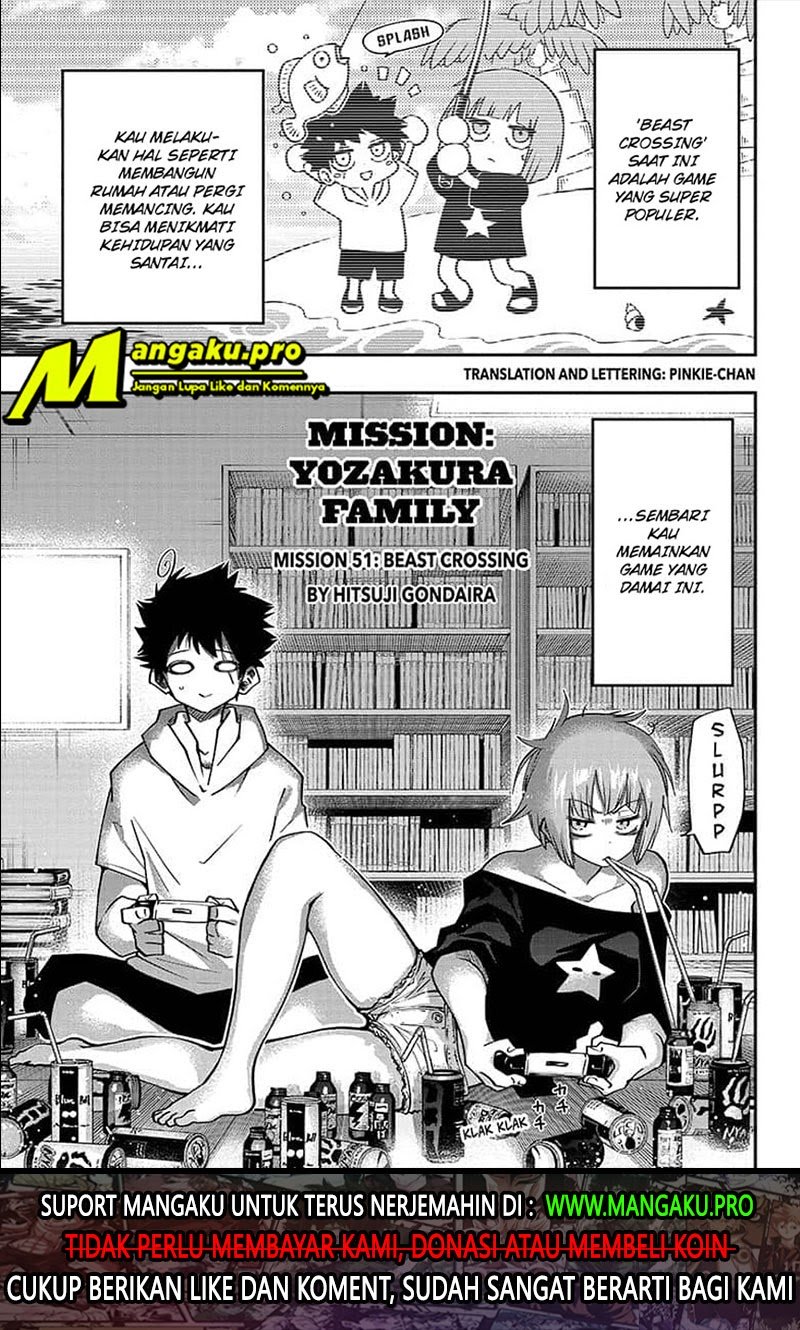 Baca Manga Mission: Yozakura Family Chapter 51 Gambar 2
