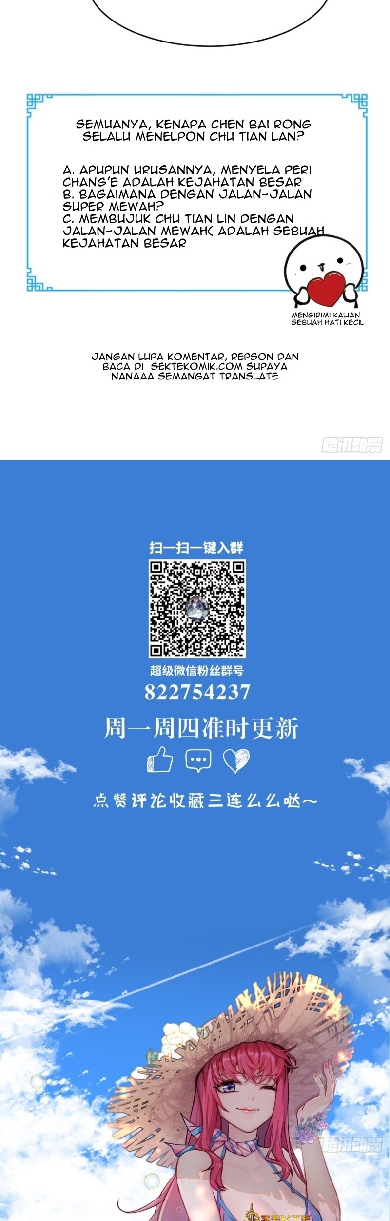 Super WeChat Chapter 74 Gambar 18
