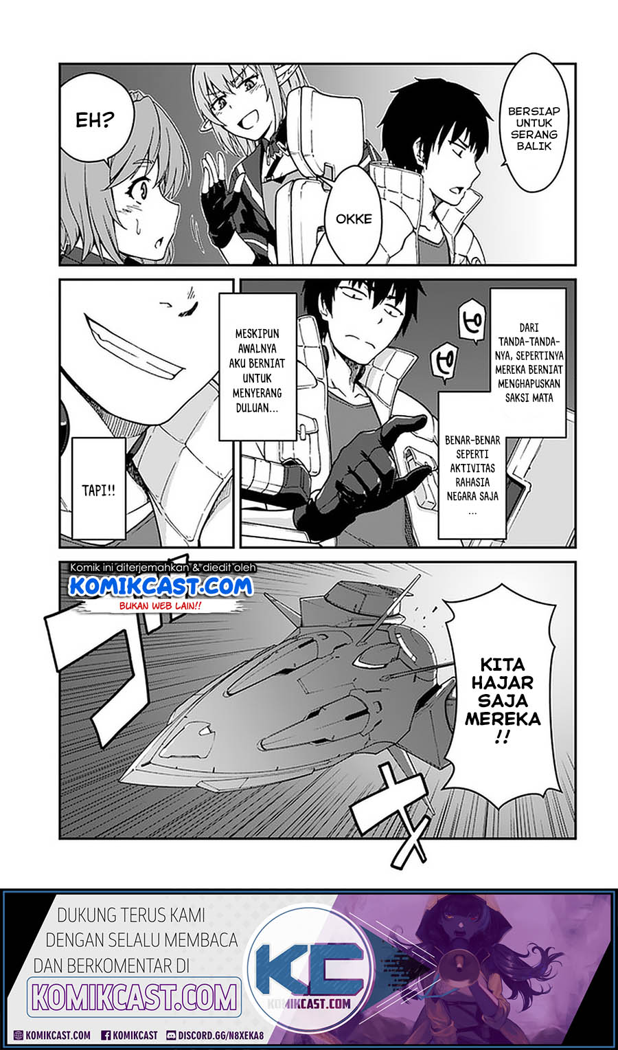 Baca  Mezametara Saikyou Soubi to Uchuusen-mochi datta no de Chapter 09.2 Gambar 2