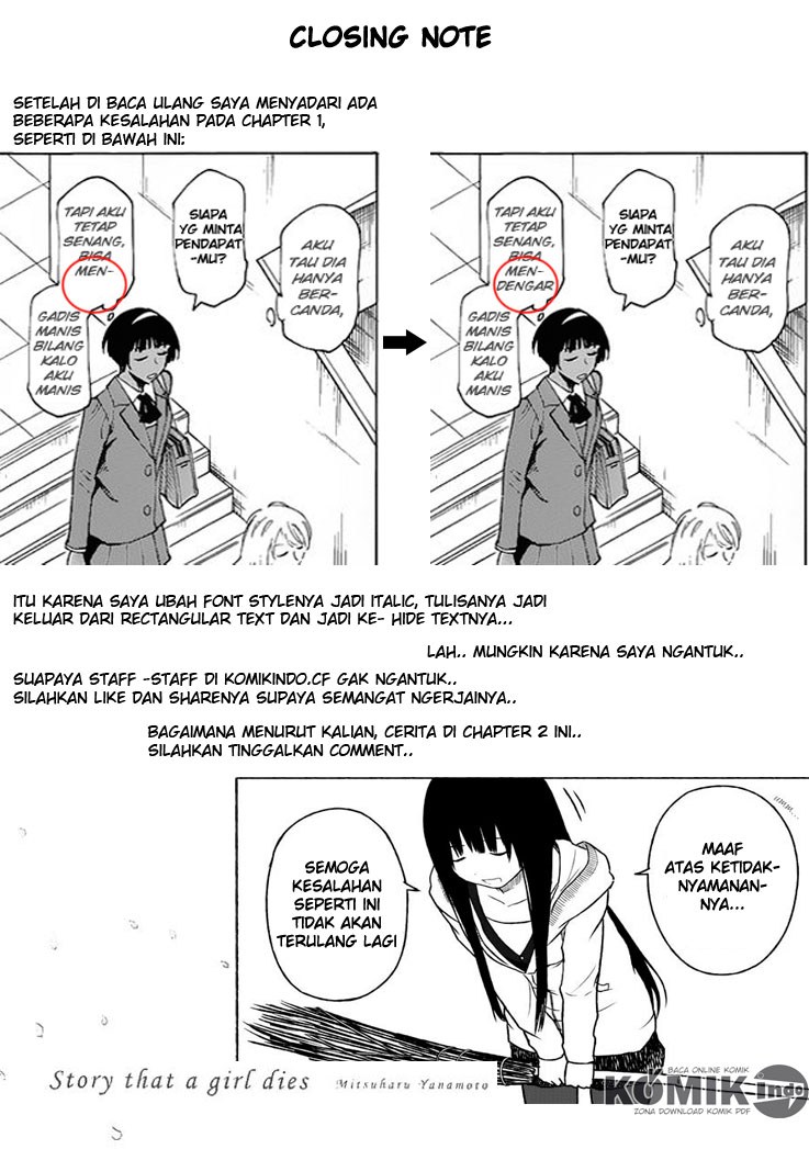 Onnanoko ga Shinu Hanashi Chapter 02 Gambar 25