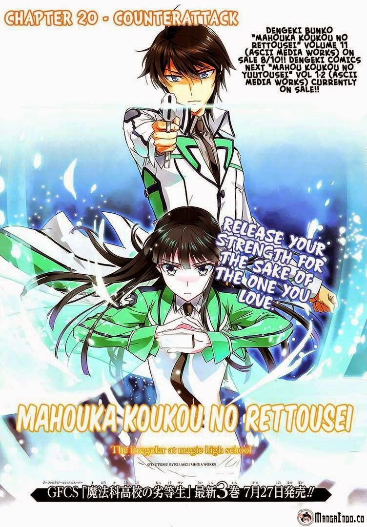 Baca Mahouka Koukou No Rettousei Chapter 20 Gambar 2