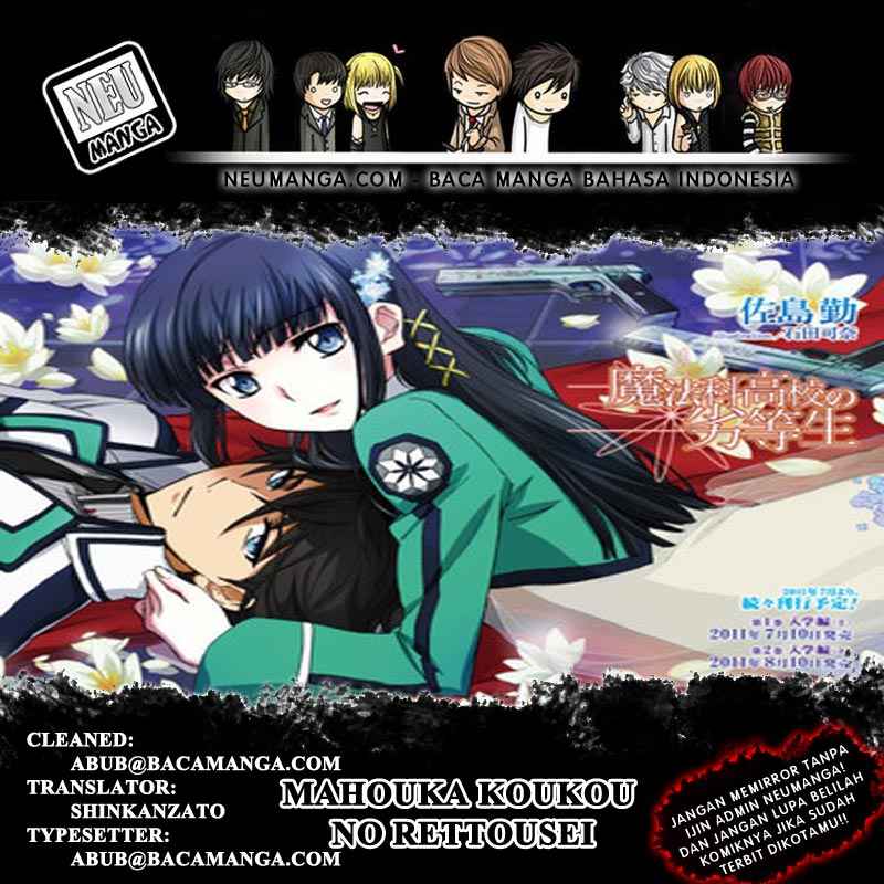 Baca Komik Mahouka Koukou No Rettousei Chapter 11 Gambar 1