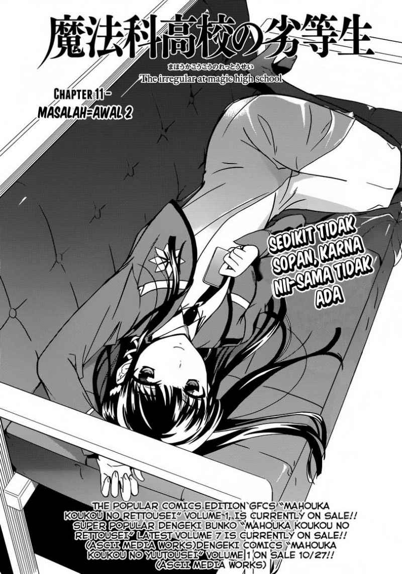 Mahouka Koukou No Rettousei Chapter 11 Gambar 3