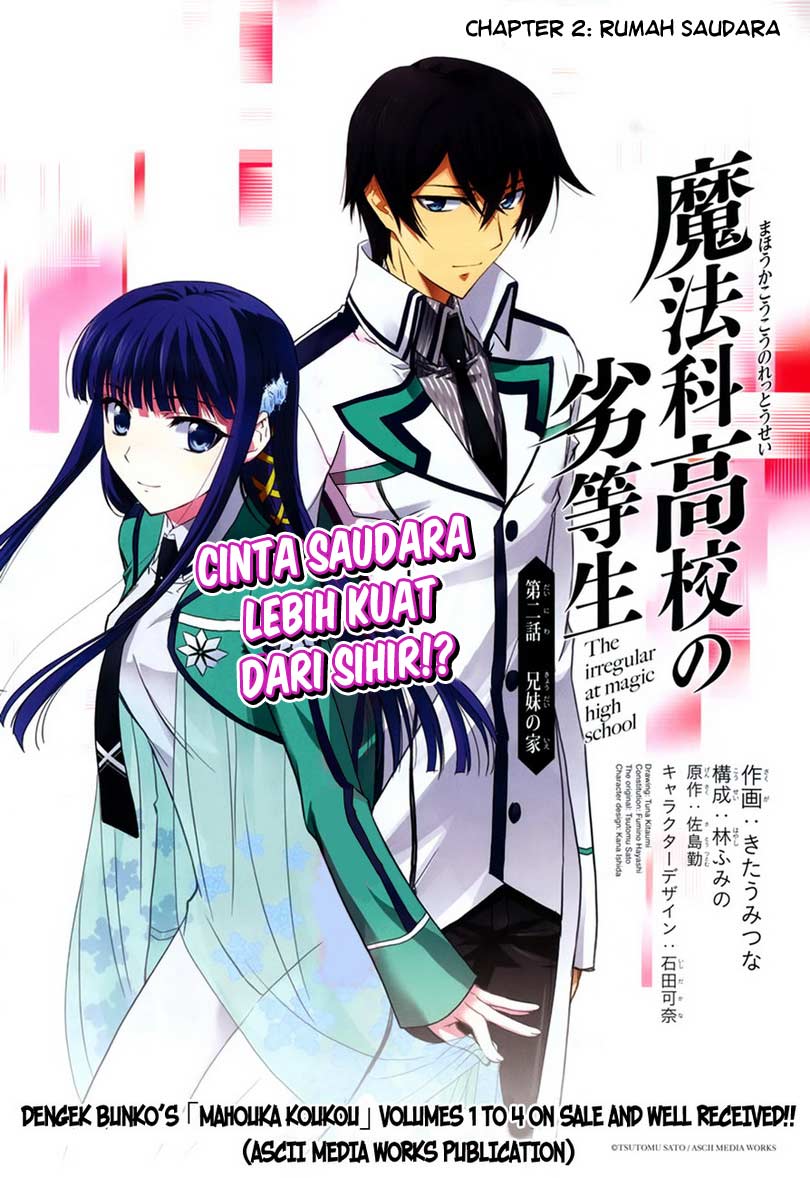 Baca  Mahouka Koukou No Rettousei Chapter 2 Gambar 2
