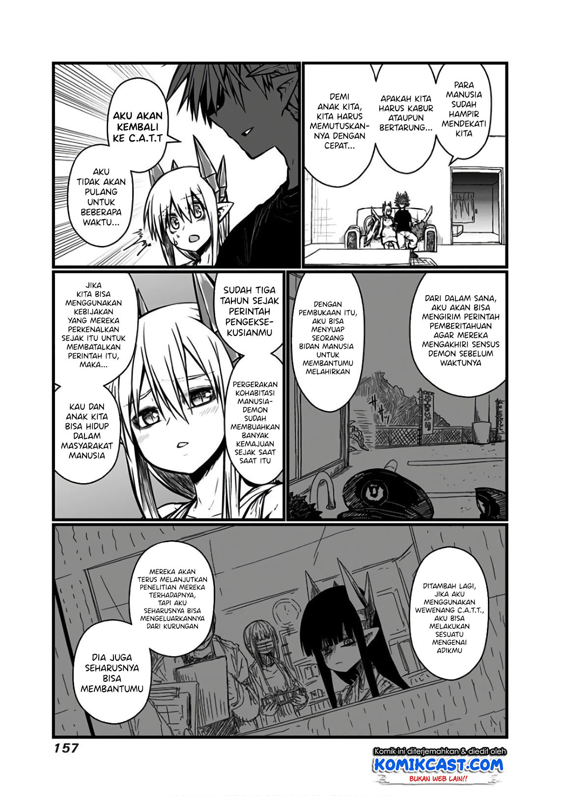 Musuko ga Kawaikute Shikataganai Mazoku no Hahaoya Chapter 117 Gambar 9