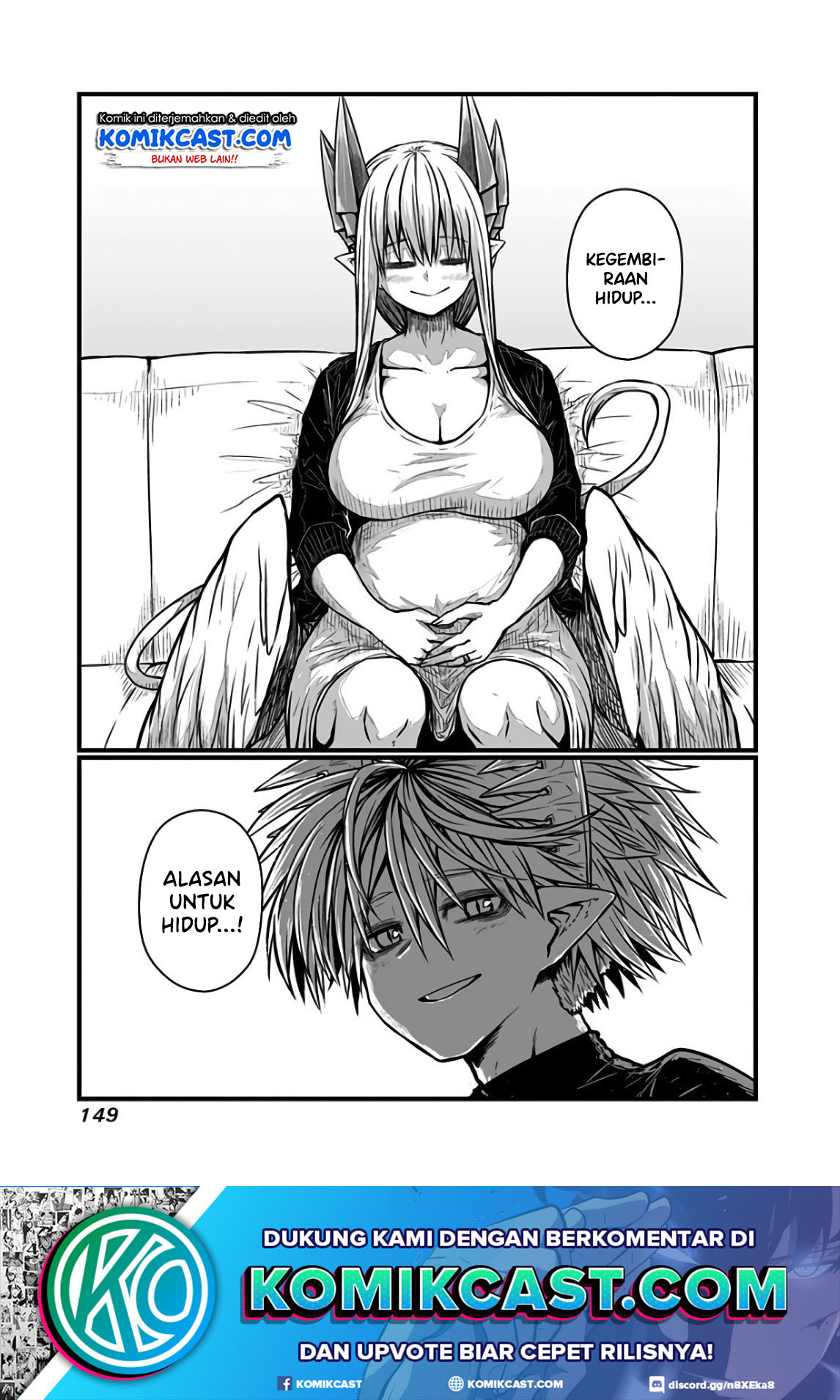 Musuko ga Kawaikute Shikataganai Mazoku no Hahaoya Chapter 116 Gambar 14