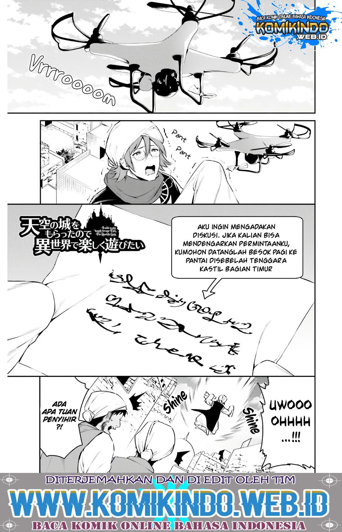 Baca Tenkuu no Shiro o Moratta no de Isekai de Tanoshiku Asobitai Chapter 13 Gambar 2