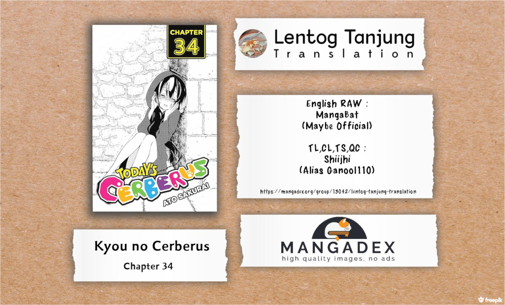Kyou no Cerberus Chapter 34 Gambar 45