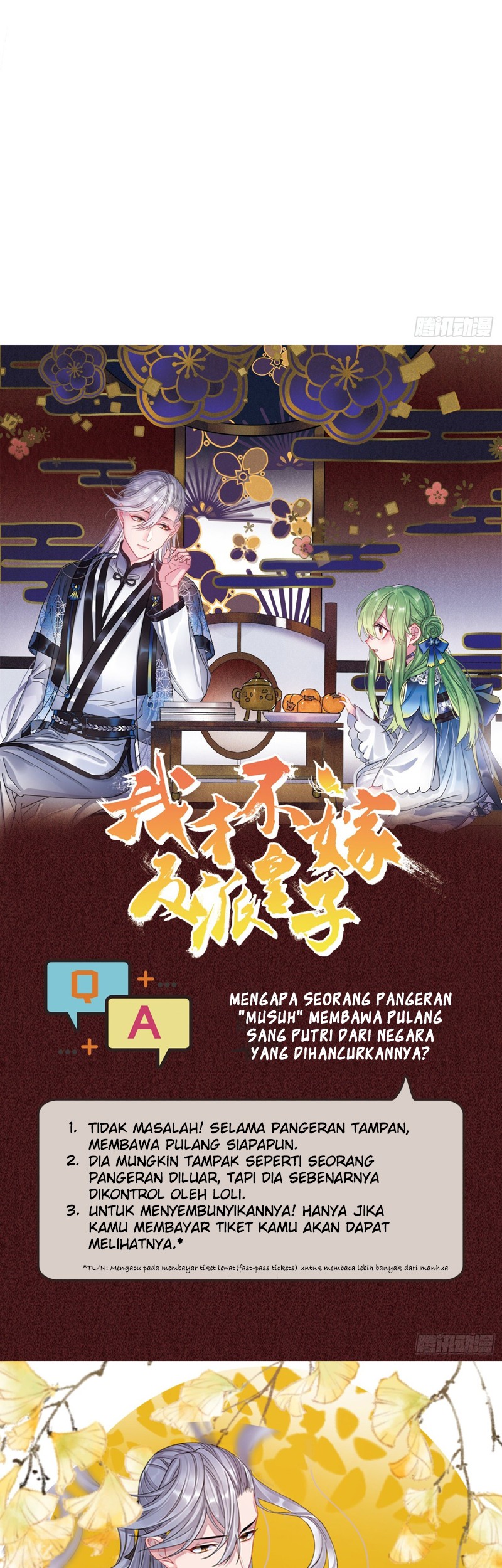 I Won’t Marry The Enemy Prince Chapter 1 Gambar 35