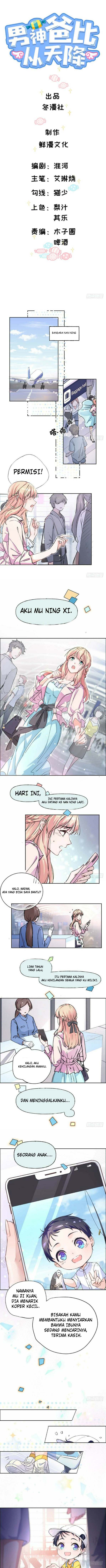 Baca Komik Prince charming daddy descended from heaven Chapter 1 Gambar 1